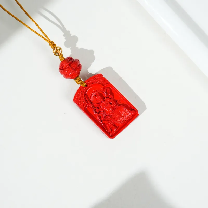TIANTAISHAN Cinnabar Ornaments Unisex-4