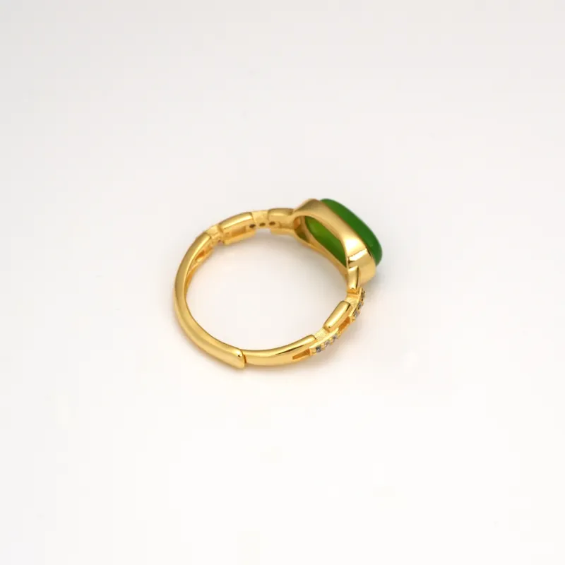 TIANTAISHAN Hetian Jade Rings Jasper Unisex-5