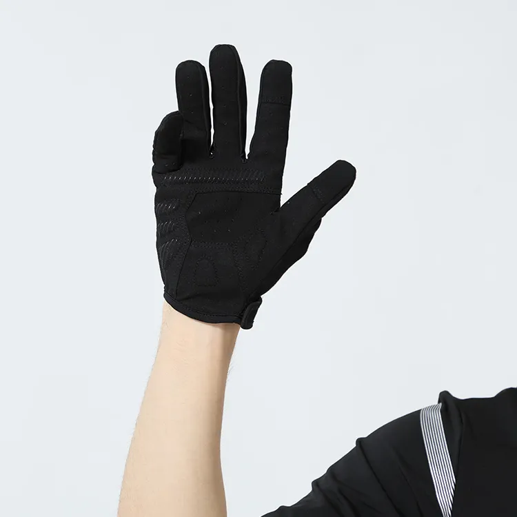PEAK Polyester Elastane Sports Gloves Unisex Black-2