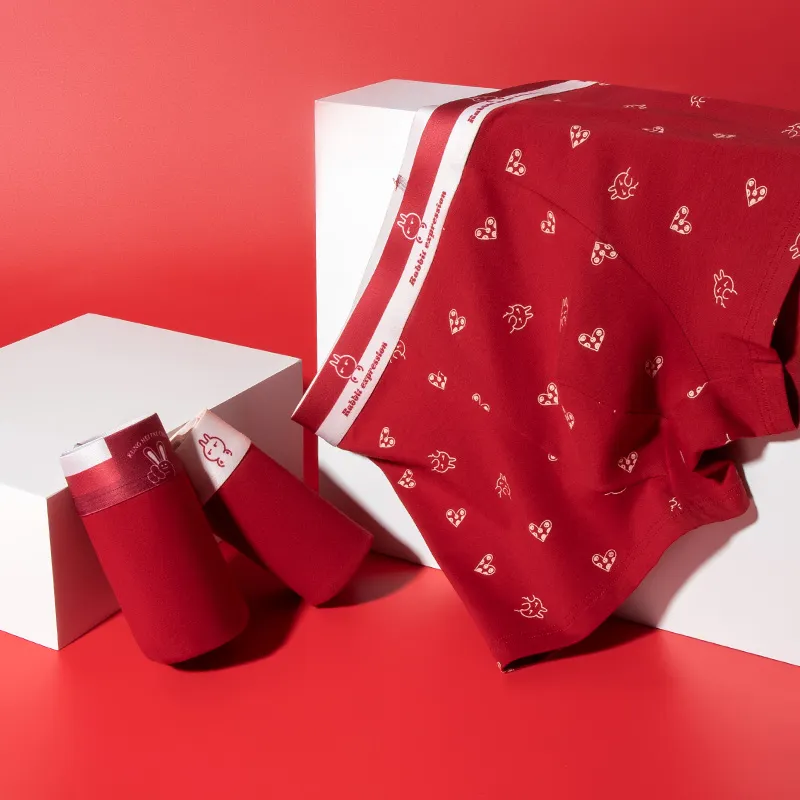 Qiao Ni Tong Underpants Men's 3 Pack-4