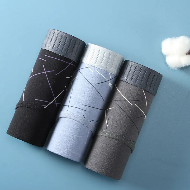 Qiao Ni Tong Underpants Men's 3 Pack-4