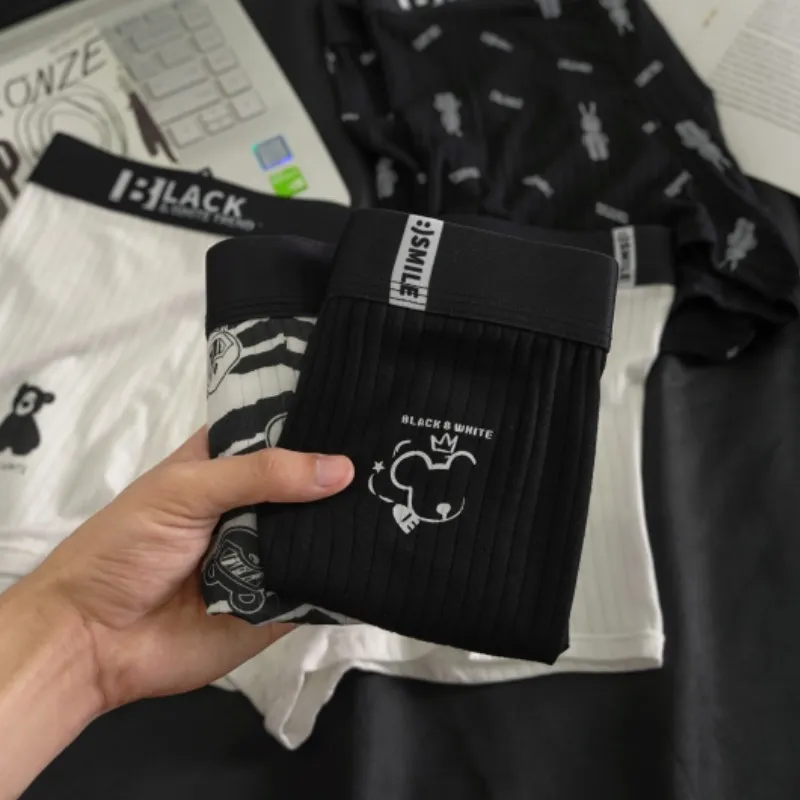 Qiao Ni Tong Underpants Men's 3 Pack-8