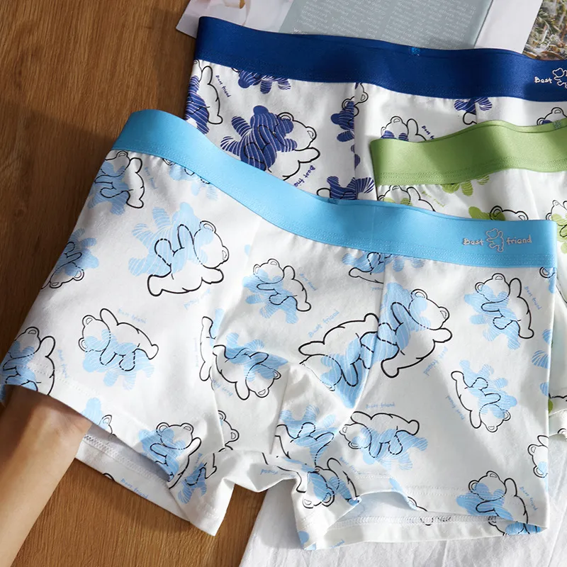 Qiao Ni Tong Underpants Men's 3 Pack-1