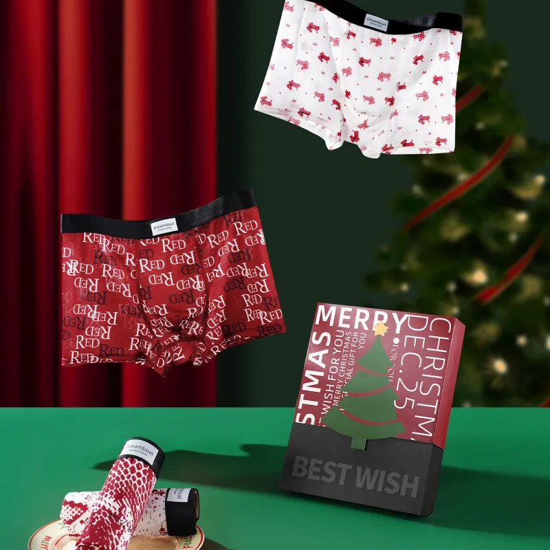 Qiao Ni Tong Underwear Gift Boxes Men's Combo Set-2