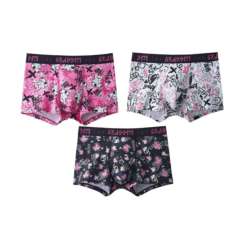 Qiao Ni Tong Underpants Men's 3 Pack-33