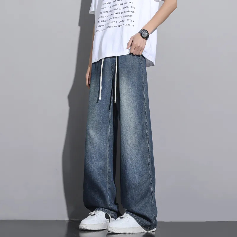 MIIOW Trendy Party Collection Cooling Summer Collection Jeans Unisex-2