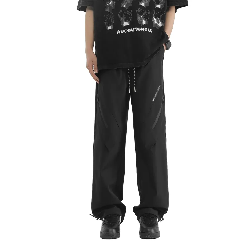 MIIOW Casual Pants Unisex Black-4