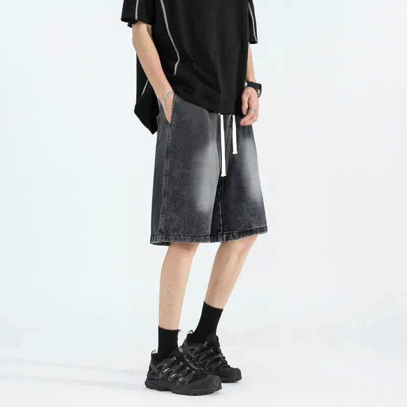 MIIOW Trendy Party Collection Cooling Summer Collection Denim Shorts Unisex-13
