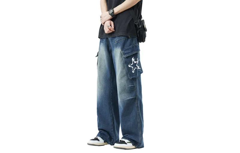 MIIOW Jeans Unisex Blue-5