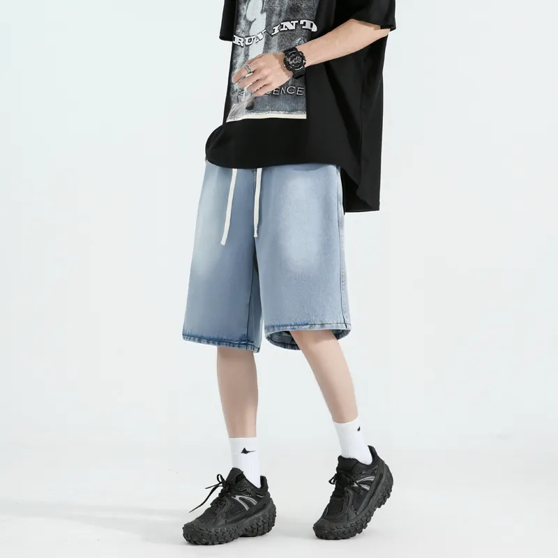 MIIOW Trendy Party Collection Cooling Summer Collection Denim Shorts Unisex-18