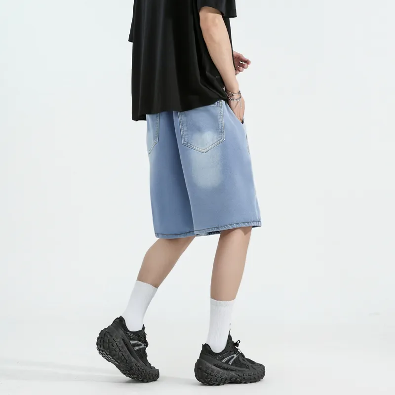 MIIOW Trendy Party Collection Cooling Summer Collection Denim Shorts Unisex-17