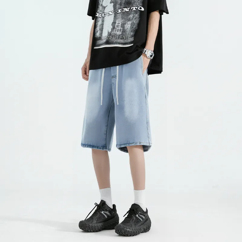 MIIOW Trendy Party Collection Cooling Summer Collection Denim Shorts Unisex-19