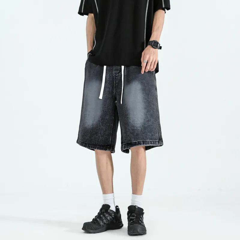 MIIOW Trendy Party Collection Cooling Summer Collection Denim Shorts Unisex-11
