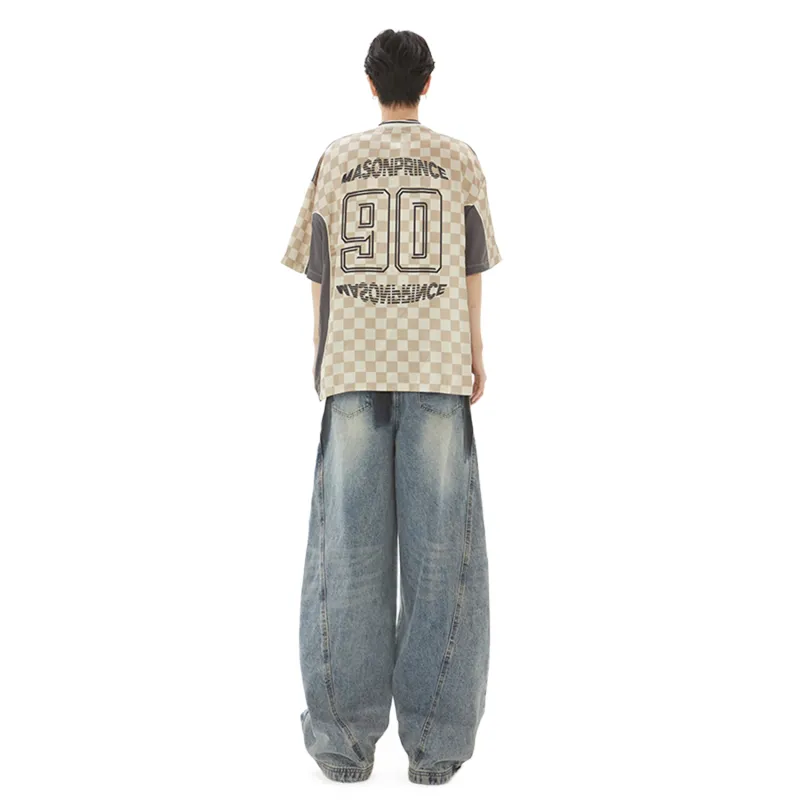 MIIOW Jeans Unisex Color Blocking-7