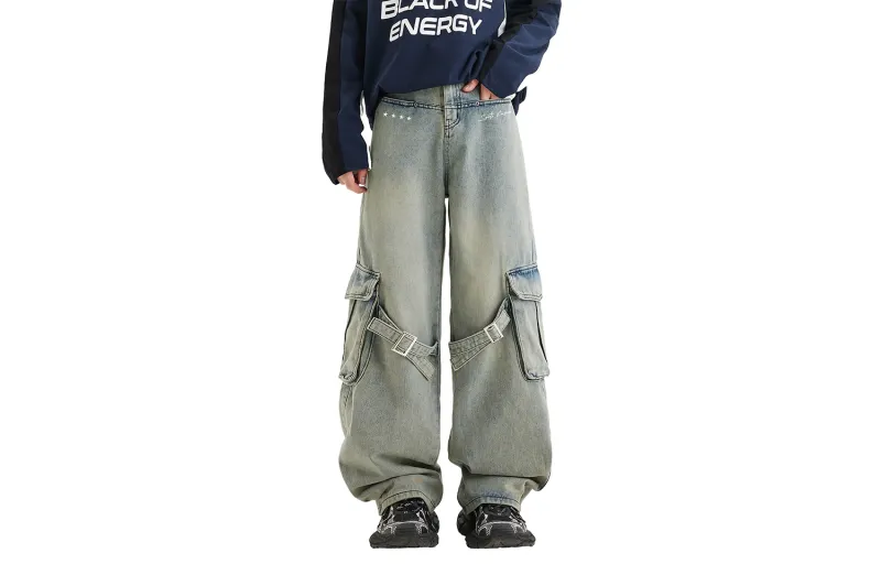 MIIOW Jeans Unisex Washed Color-3