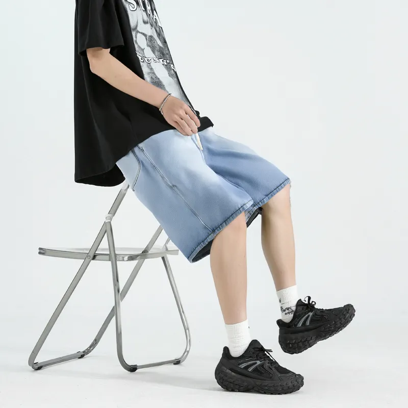 MIIOW Trendy Party Collection Cooling Summer Collection Denim Shorts Unisex-20