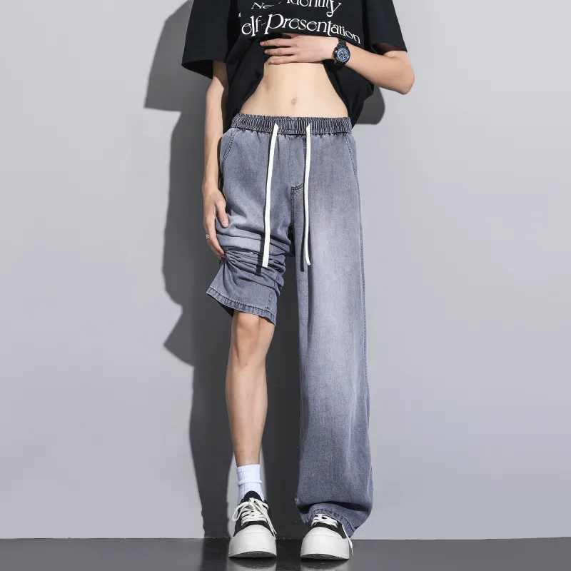 MIIOW Trendy Party Collection Cooling Summer Collection Jeans Unisex-12