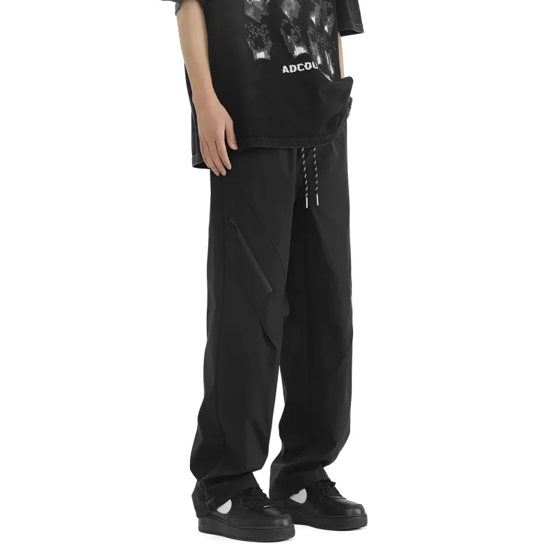 MIIOW Casual Pants Unisex Black-5