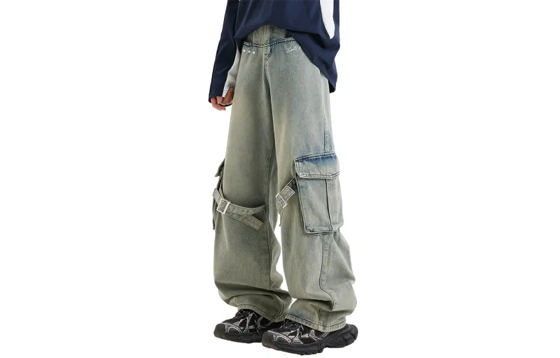 MIIOW Jeans Unisex Washed Color-2