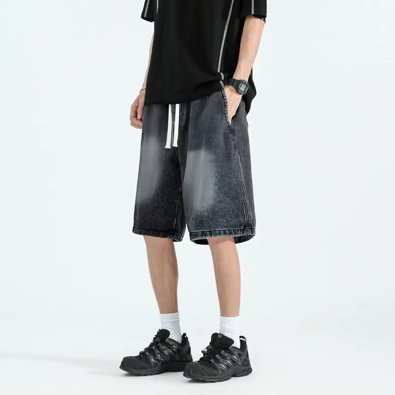 MIIOW Trendy Party Collection Cooling Summer Collection Denim Shorts Unisex-9