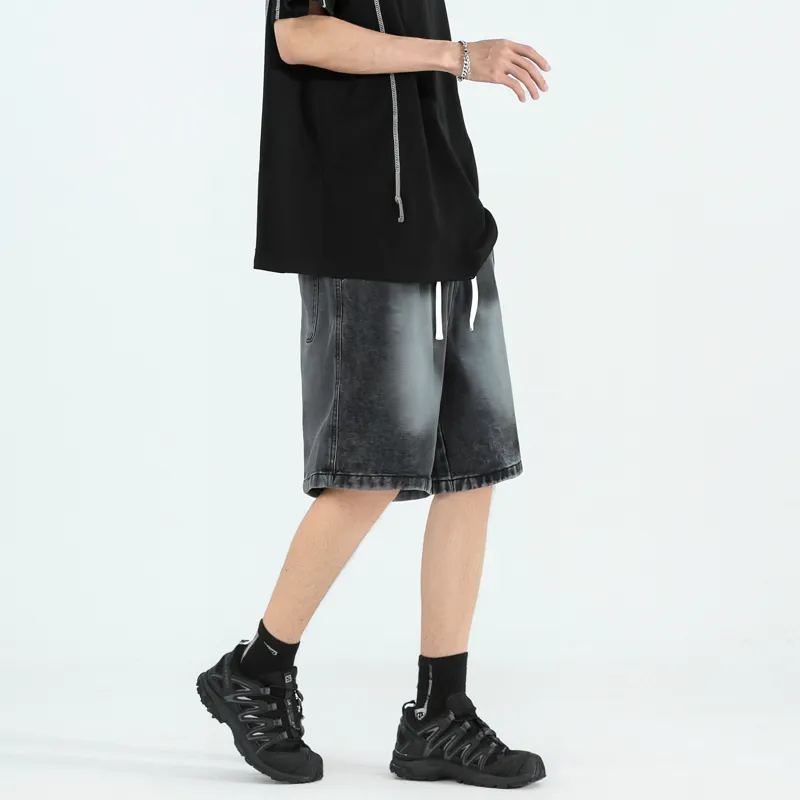MIIOW Trendy Party Collection Cooling Summer Collection Denim Shorts Unisex-12