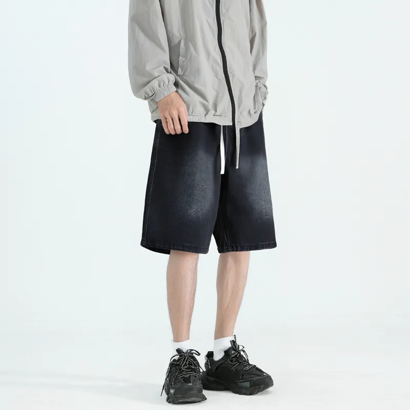 MIIOW Trendy Party Collection Cooling Summer Collection Denim Shorts Unisex-5