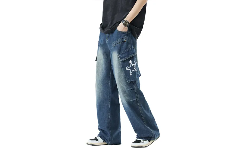 MIIOW Jeans Unisex Blue-4