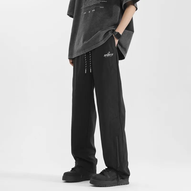 MIIOW Casual Pants Unisex Black-2