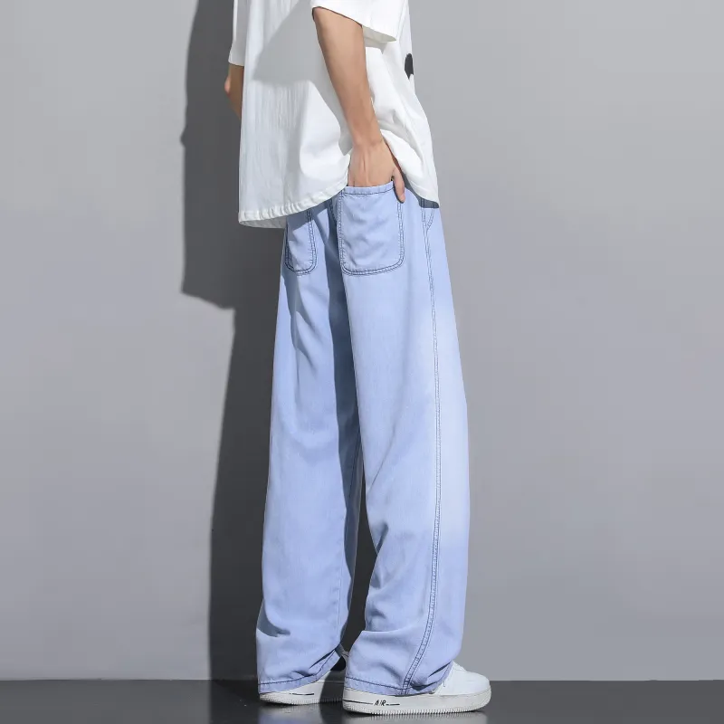MIIOW Trendy Party Collection Cooling Summer Collection Jeans Unisex-1