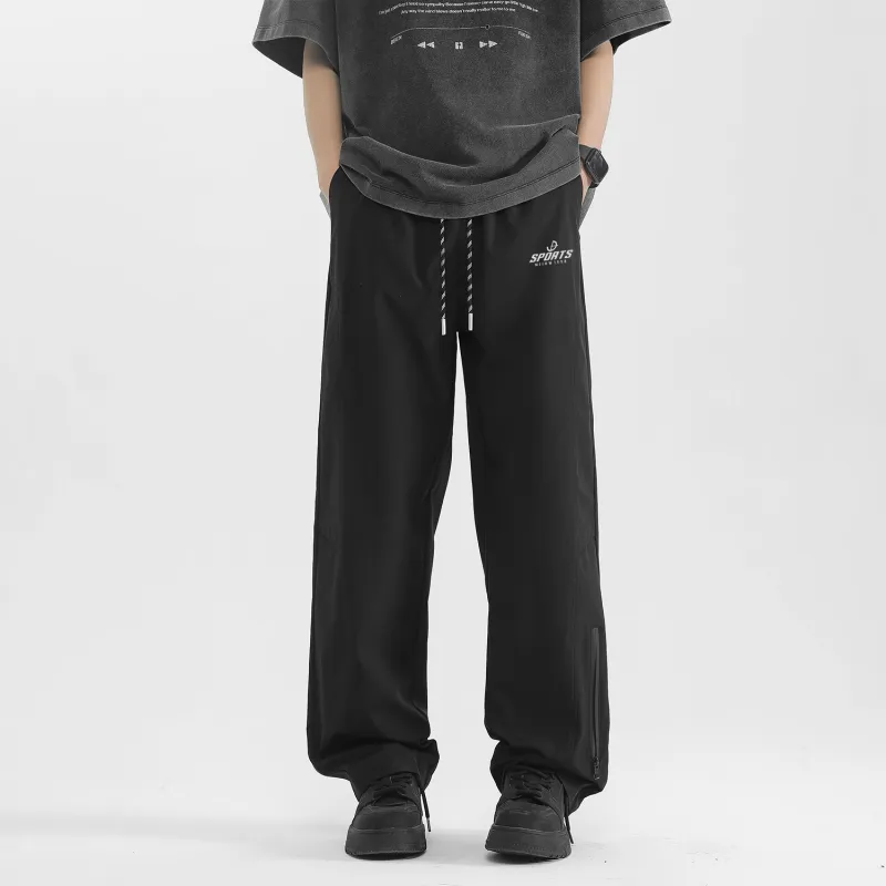 MIIOW Casual Pants Unisex Black-3