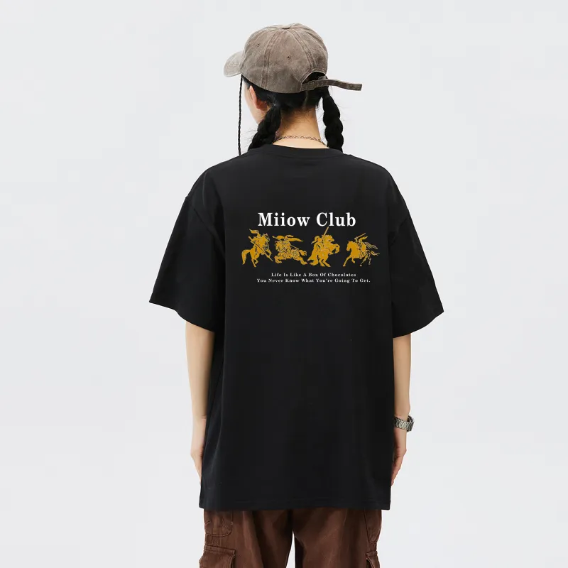 MIIOW Trendy Party Collection Cooling Summer Collection T Shirt Unisex-2