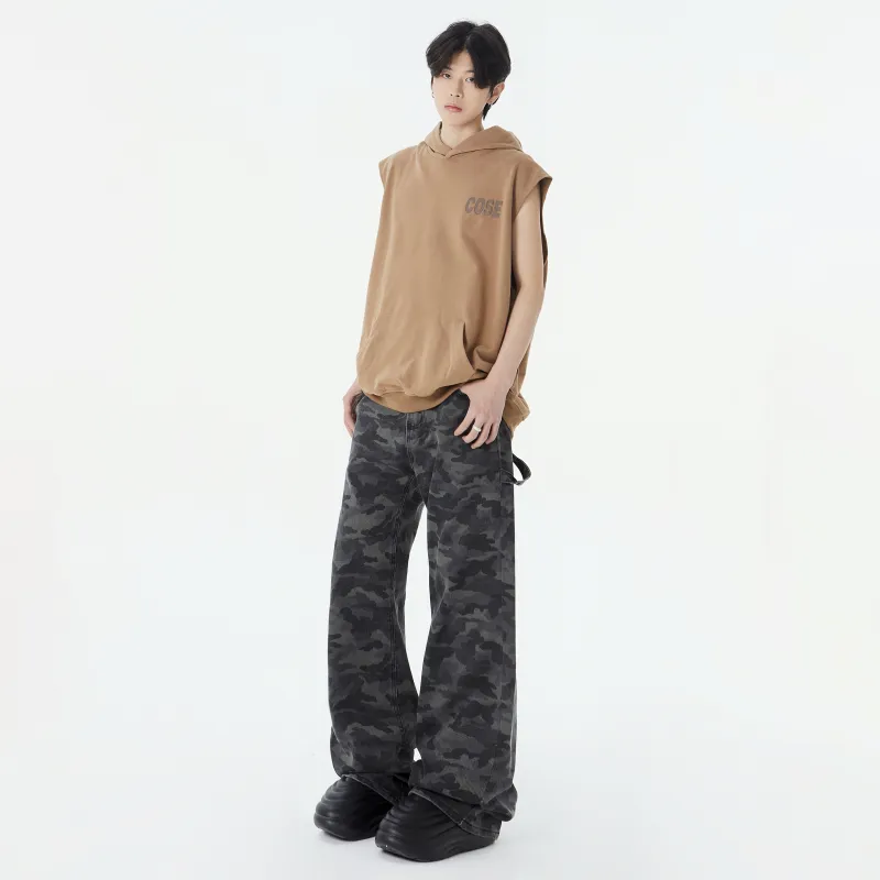 MIIOW Trend Party Series Jeans Unisex Camouflage-6
