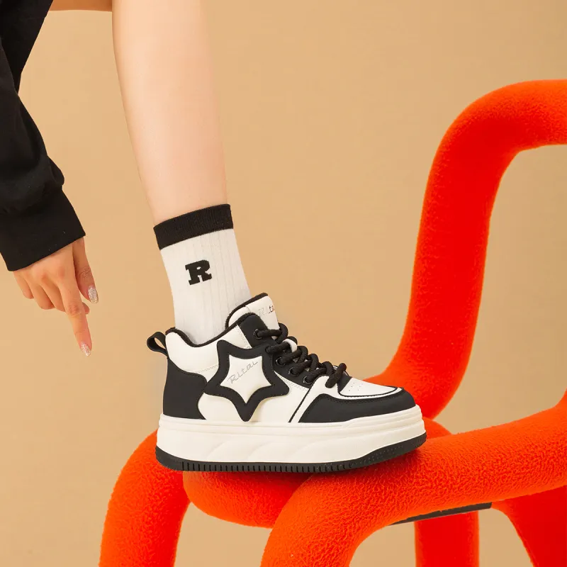 Ritai Skateboard Shoes Women's High Top-10