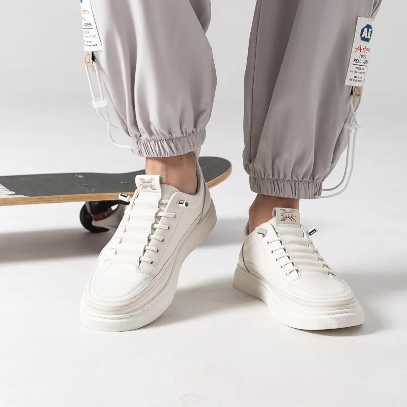 Ritai RITAI Low-Top Skateboard Shoes Men's White-4