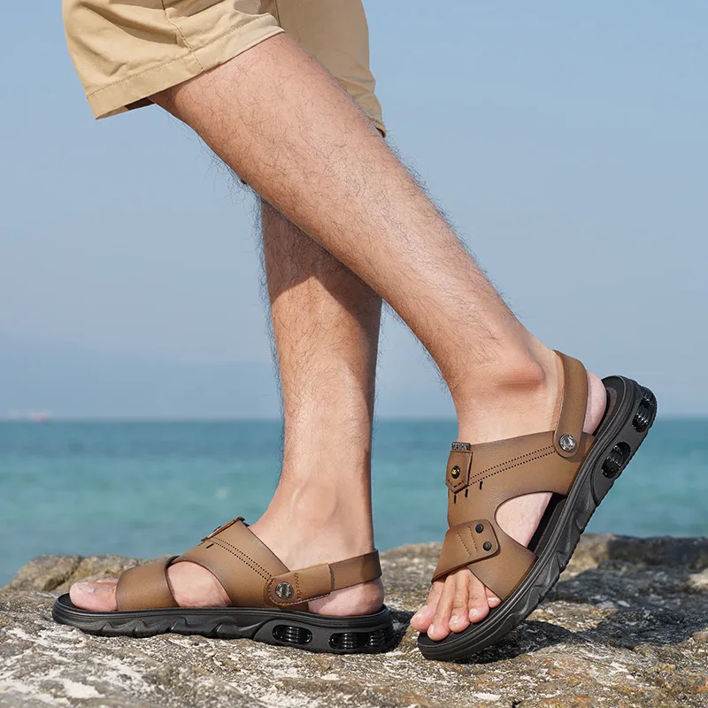 Ritai Beach Sandals Men Black-9