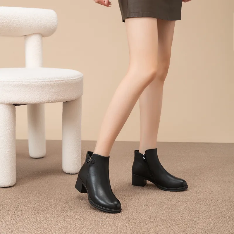 Ritai Ankle Boots Women's Black-3