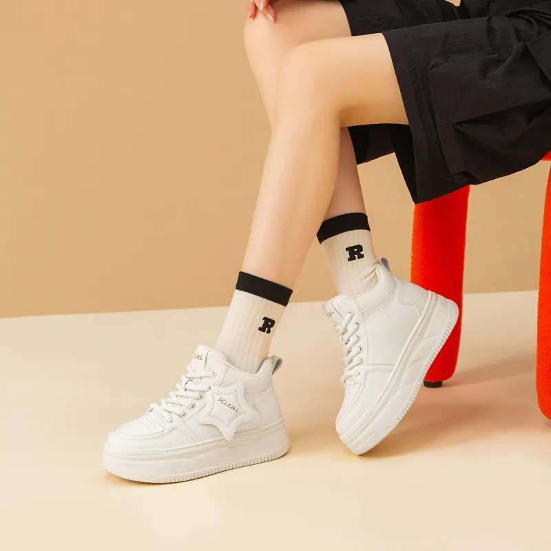 Ritai Skateboard Shoes Women's High Top-5