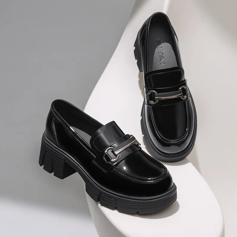 Ritai RITAI Loafers Women's Black-7