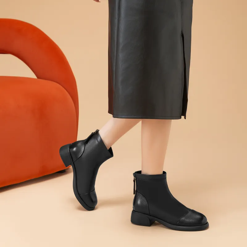 Ritai Ankle Boots Women's Black-5