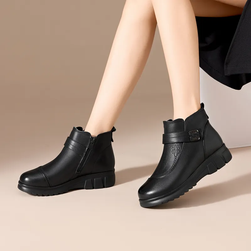Ritai Ankle Boots Women's Black-3