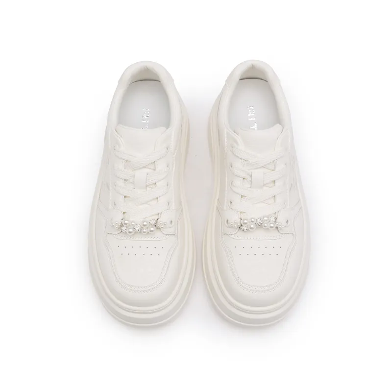 Ritai Skateboard Shoes Women's Ecru-2