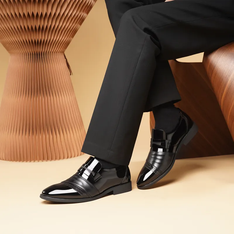 Ritai Men's Casual Shoes Men Low Top Black-6