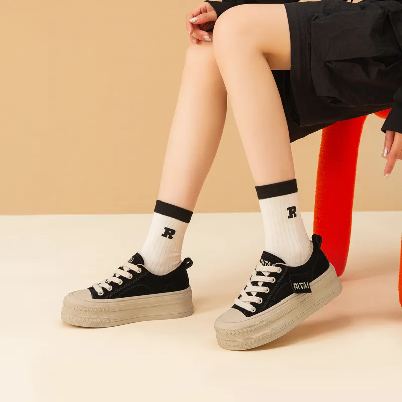Ritai Low Top Skateboard Shoes Women's-5