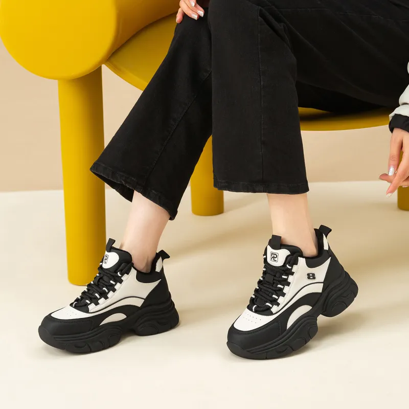 Ritai Chunky Sneakers Women's Mid Top-4