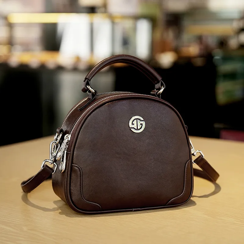 GELANDAI Cow Leather Handbag Regular Women's Multicolor-15