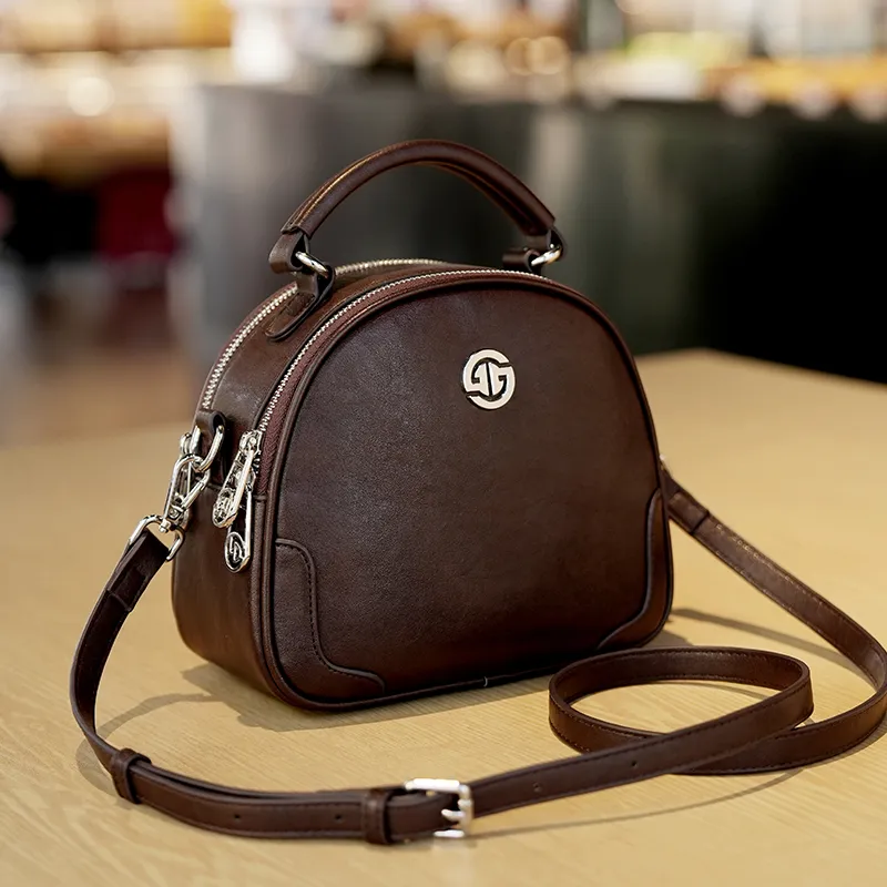 GELANDAI Cow Leather Handbag Regular Women's Multicolor-16