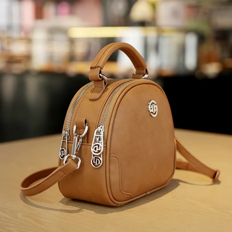 GELANDAI Cow Leather Handbag Regular Women's Multicolor-5