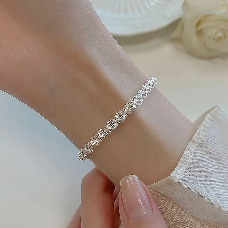 LIPSW S925 Silver Bracelets Women's-3