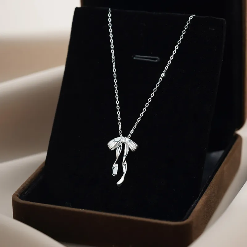 LIPSW 999 Fine Silver Necklaces Women's-2
