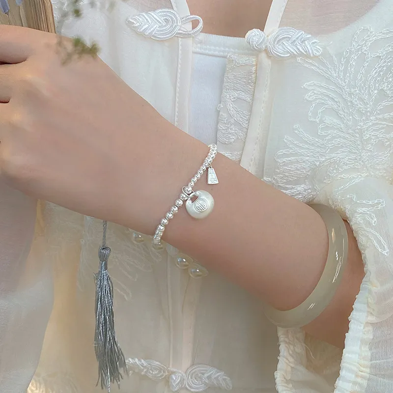 LIPSW 999 Fine Silver Bracelets Women's-4